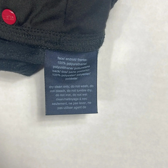 TOMMY JEANS
Women's Mid-Rise Faux-Leather Straight-Leg Pants Sz 32 - Picture 10 of 13